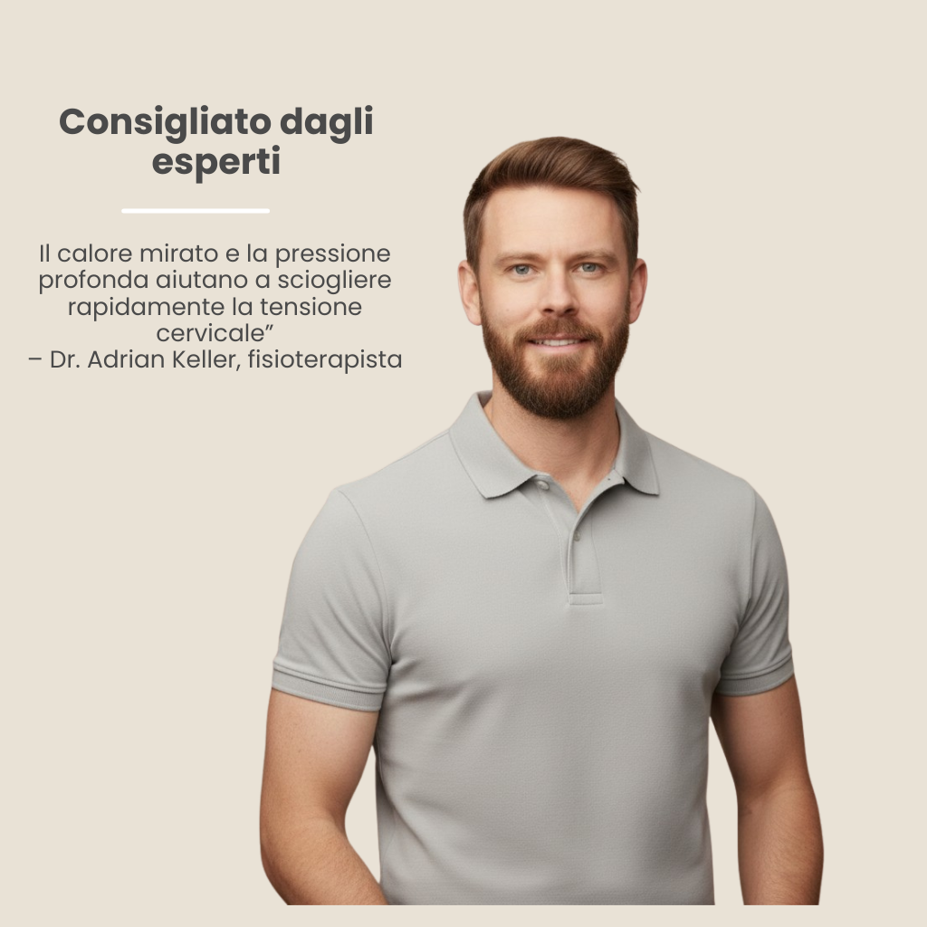 Massaggiatore Cervicale 4D – Sollievo per Collo e Spalle