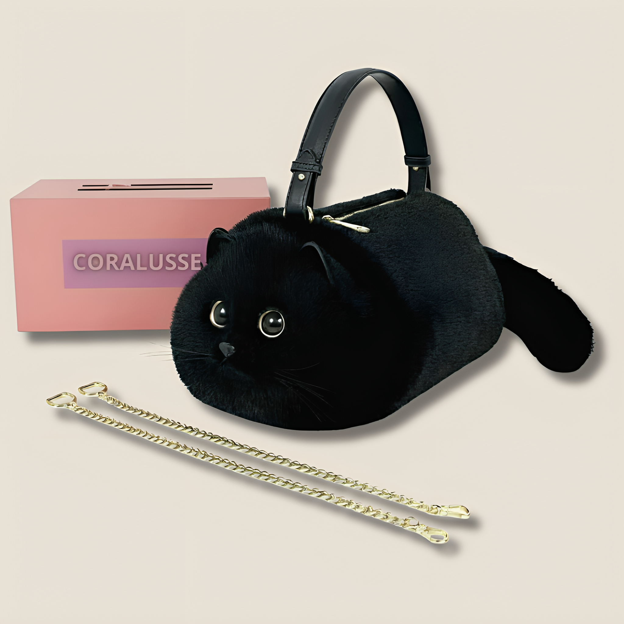 Coralusse Borsa Gatto Premium
