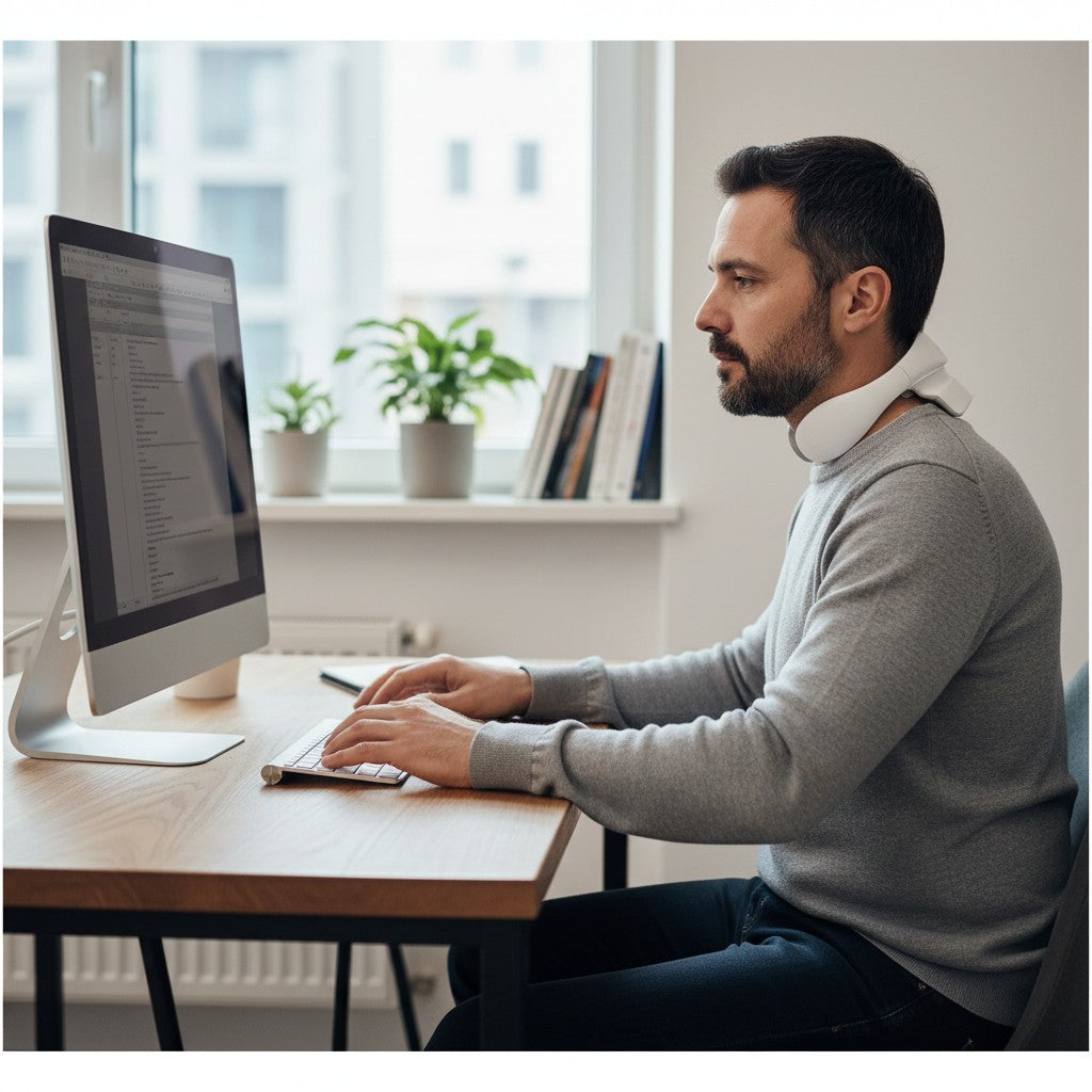 Massaggiatore Cervicale Professionale a 4 Testine