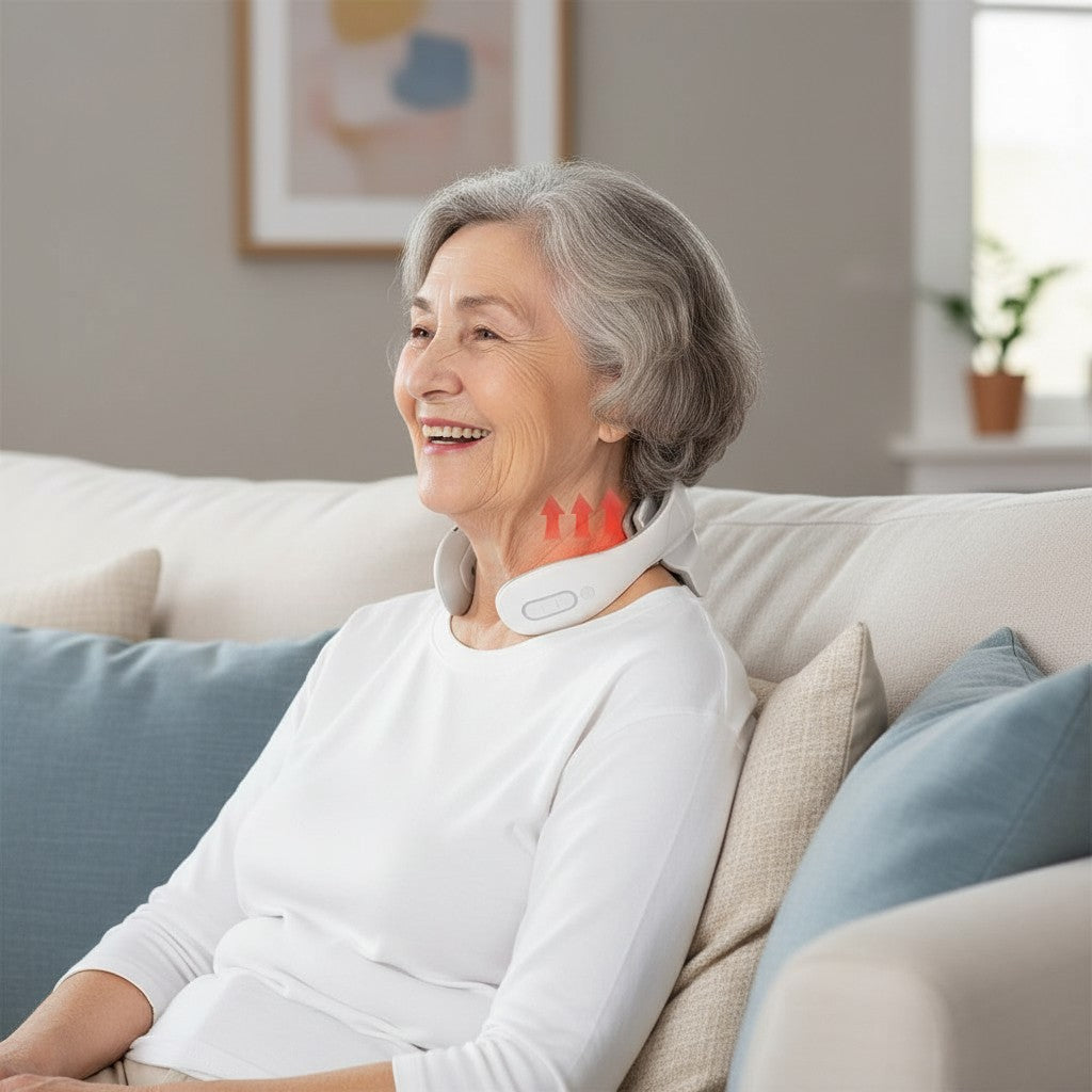 Massaggiatore Cervicale Professionale a 4 Testine